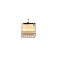 10K YELLOW GOLD PENDANT