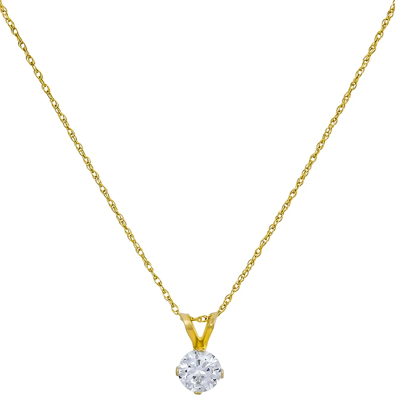 Pendentif or jaune 10k