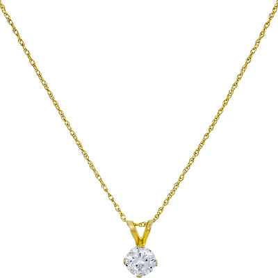 Pendentif or jaune 10k