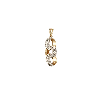 10K YELLOW GOLD PENDANT
