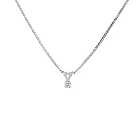 PENDENTIF EN OR BLANC 14K