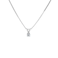 PENDENTIF OR BLANC 14K