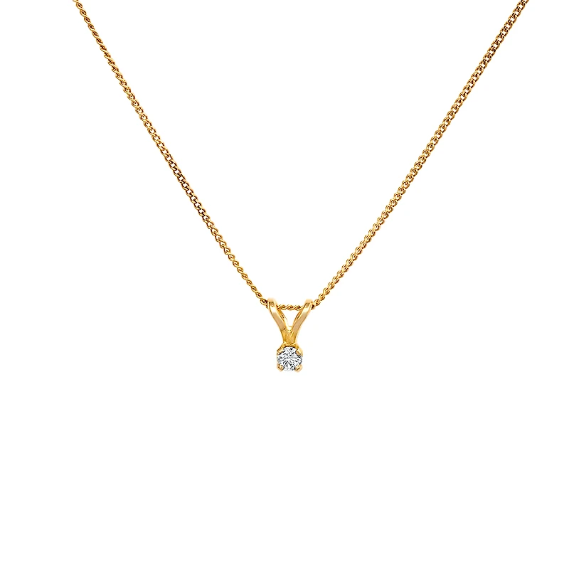PENDENTIF OR JAUNE 14K