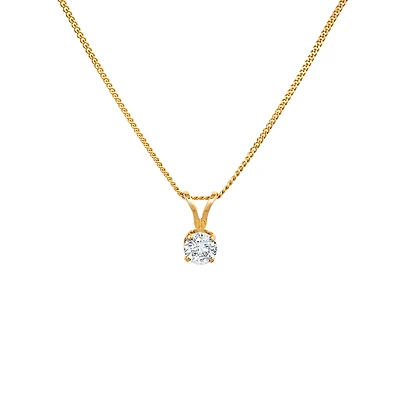 PENDENTIF OR JAUNE 14K