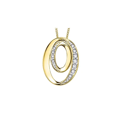 10K YELLOW GOLD PENDANT