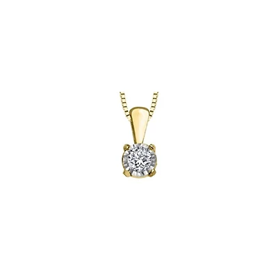 PENDENTIF EN OR AVEC DIAMANT