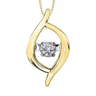 PENDENTIF EN OR JAUNE POUR FEMME