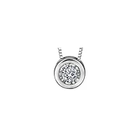 10K WHITE GOLD PENDANT