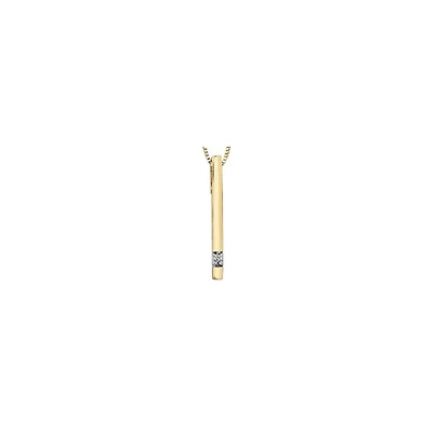 2-TONE 10K GOLD PENDANT