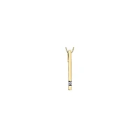 2-TONE 10K GOLD PENDANT
