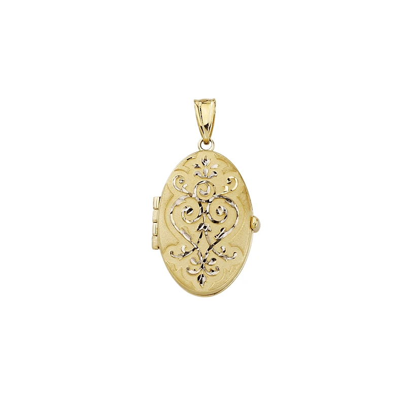 10K YELLOW GOLD PENDANT