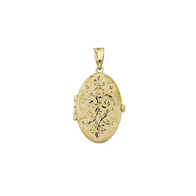 10K YELLOW GOLD PENDANT