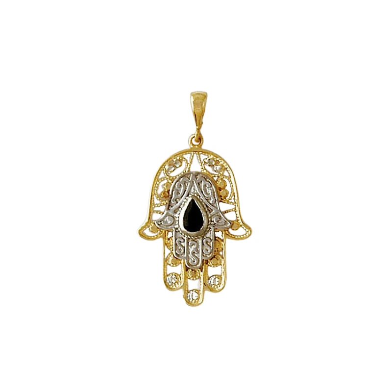 PENDENTIF EN OR DEUX TONS