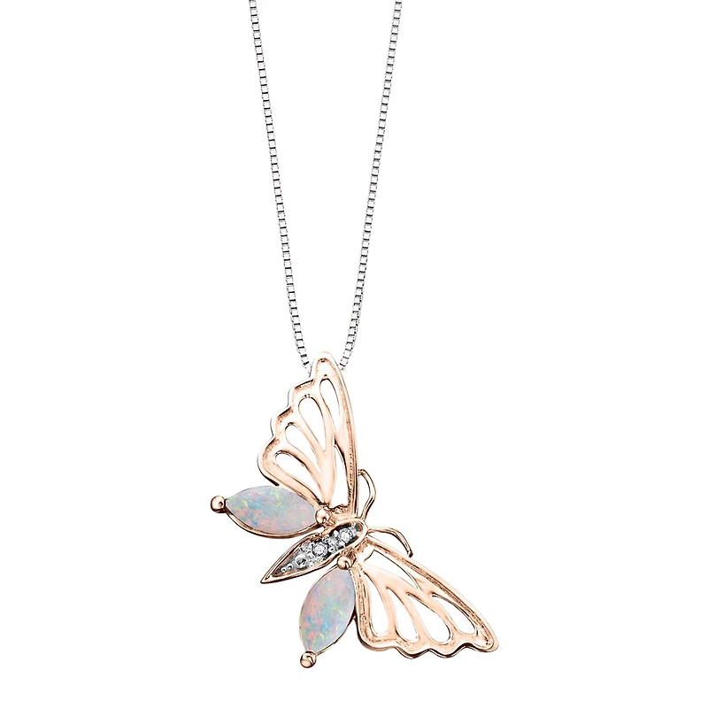 PENDENTIF PAPILLON EN OR 10K