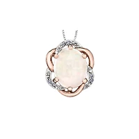 2 TONE 10K GOLD PENDANT