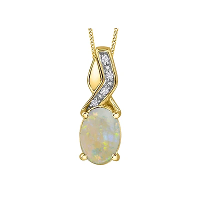 10K YELLOW GOLD PENDANT