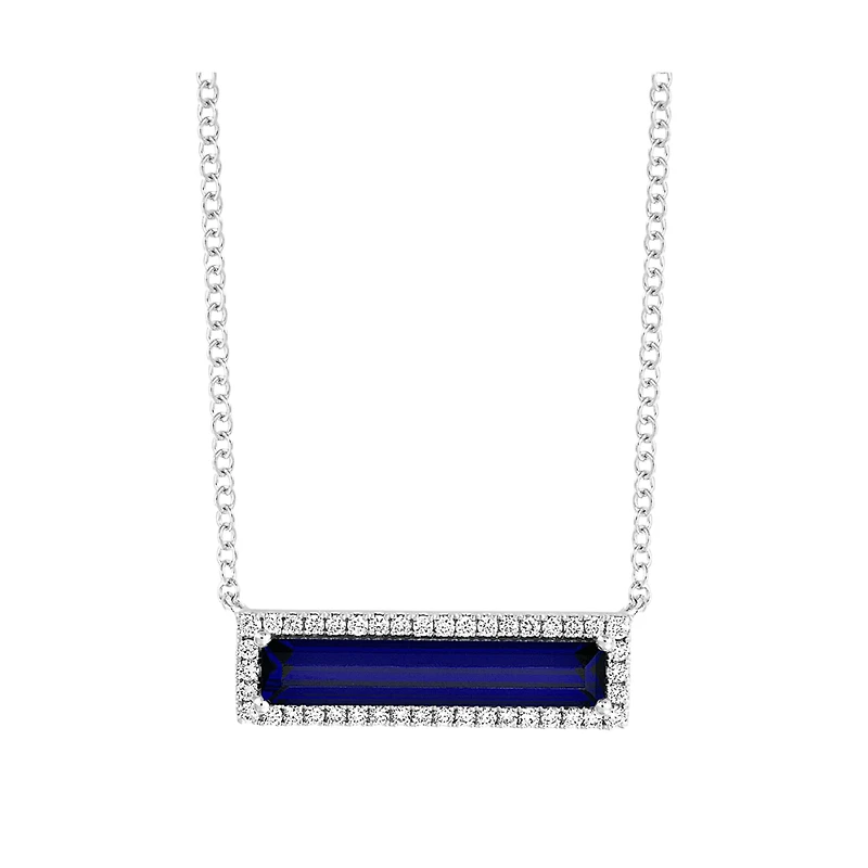 14K WHITE GOLD NECKLACE