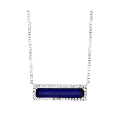 14K WHITE GOLD NECKLACE