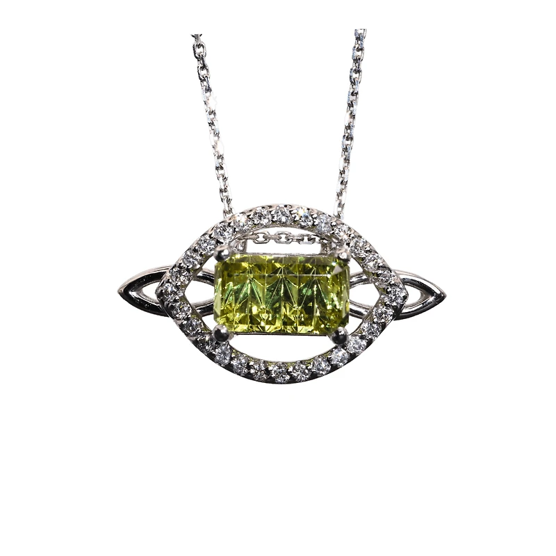 14K WHITE GOLD PENDANT