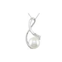 10K WHITE GOLD PENDANT