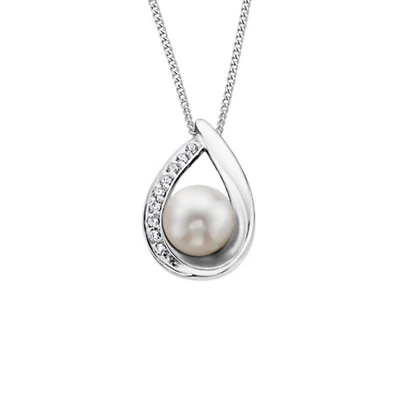 10K WHITE GOLD PENDANT