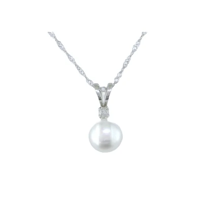 14K WHITE GOLD PENDANT