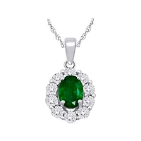 10K WHITE GOLD PENDANT