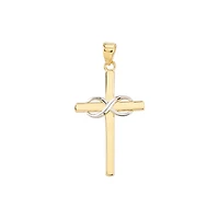 CROIX OR JAUNE 10K - RHODIUM