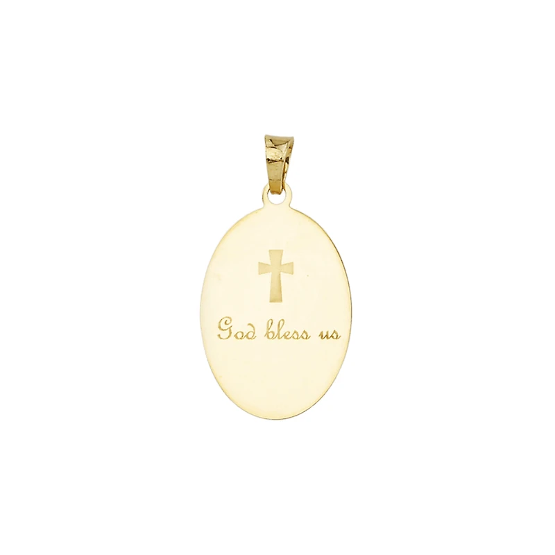 10K YELLOW GOLD PENDANT
