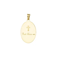 10K YELLOW GOLD PENDANT