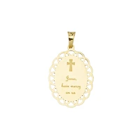 10K YELLOW GOLD PENDANT