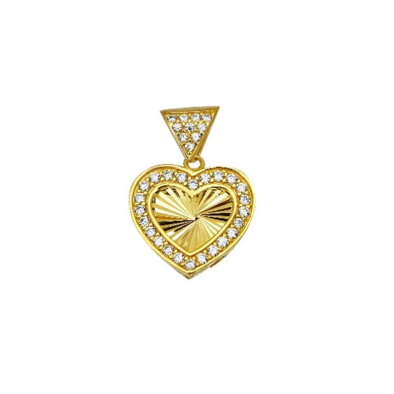HEART PENDANT IN 10K YELLOW GOLD