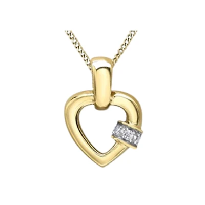 PENDENTIF EN OR DEUX TONS 10K