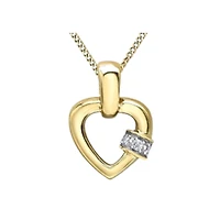 PENDENTIF EN OR DEUX TONS 10K