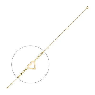 CHAÎNE CHEVILLE EN OR 10K- 10’’X1MM
