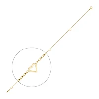 CHAÎNE CHEVILLE EN OR 10K- 10’’X1MM