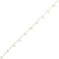 CHAÎNE CHEVILLE OR 10K-10’’X0.5MM