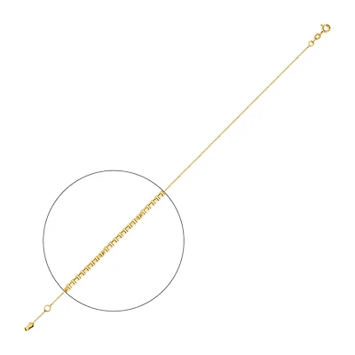 10K CUBIC CHAIN 18'' X 0.6MM