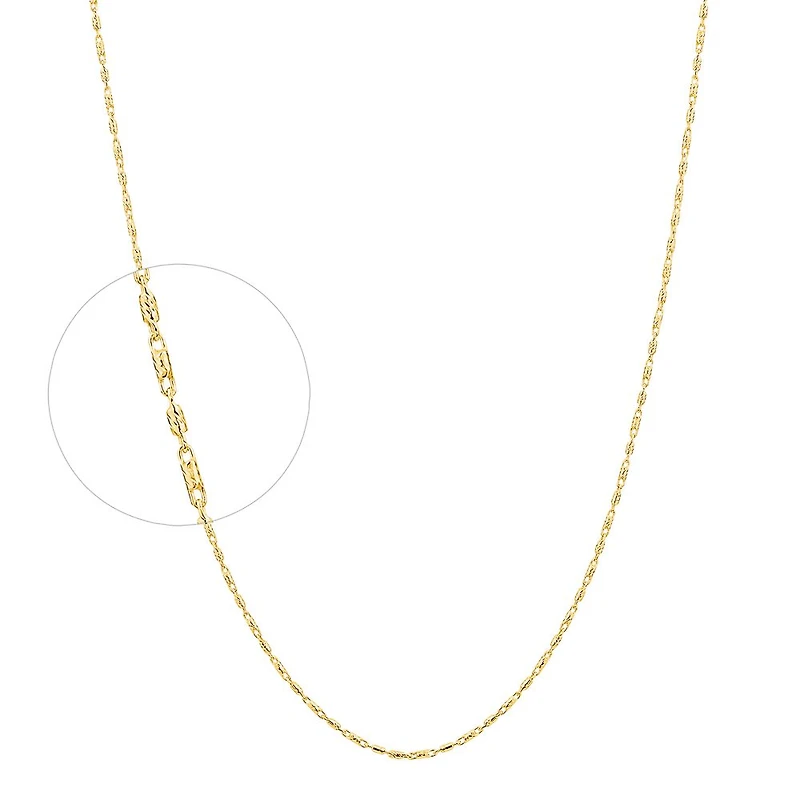 10K YELLOW GOLD CHAIN – 20’’X1MM