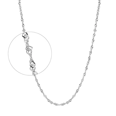 GOLD ANKLET CHAIN - 10''X2MM