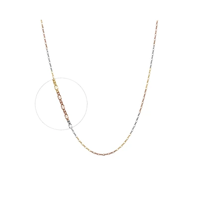 CHAÎNE EN OR 10K - 12''X1MM