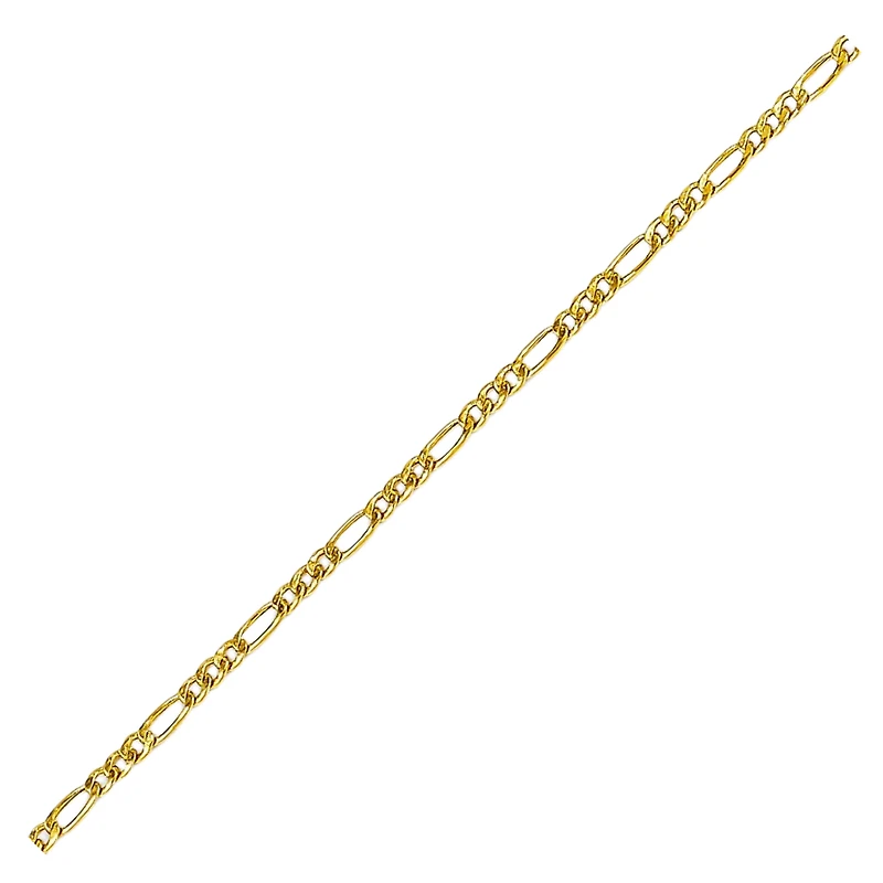 CHAÎNE DE CHEVILLE EN OR -10’’X3MM