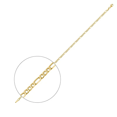 10K GOLD ANKLE CHAIN- 10’’X3MM