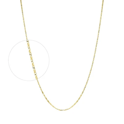 10K YELLOW GOLD CHAIN – 18’’X1MM