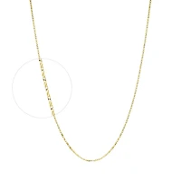 10K YELLOW GOLD CHAIN – 18’’X1MM