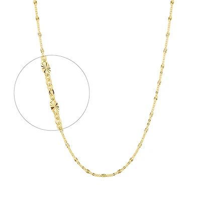 10K YELLOW GOLD CHAIN – 18’’