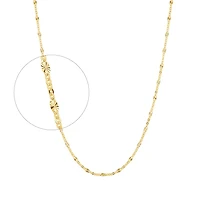 10K YELLOW GOLD CHAIN – 18’’