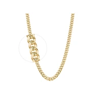 YELLOW GOLD BRACELET 8.5''X5.2MM