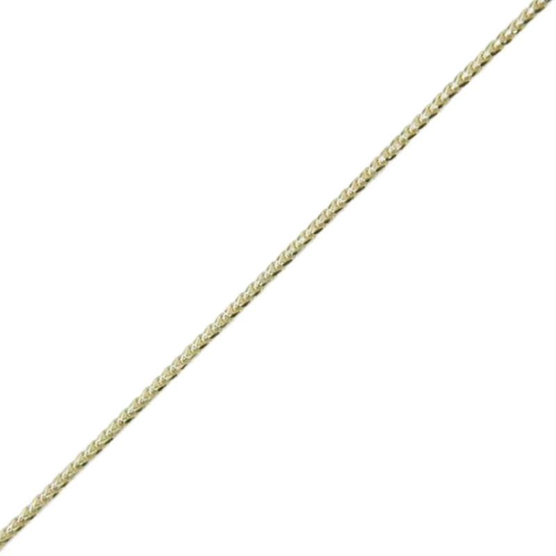 YELLOW GOLD BRACELET 7.25''X1MM