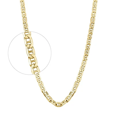 10K YELLOW GOLD CHAIN - 18''X3MM